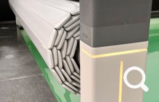 VOLET À LAMES PVC BLANC, TIXIT